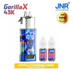 Pack Gorilla X 43K 1000mAh 15ml / 0% - JNR