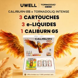 Gift Box Caliburn G5 (Couleur Aléatoire) - Uwell X Tornadoliq