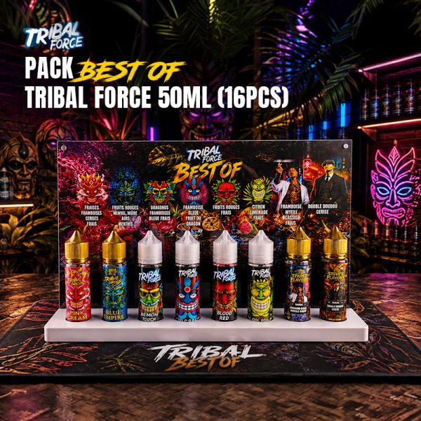 Tribal Force Pack Best of Selection 1 (16pcs 50ml) + 1 Display Stand Free - Tribal Force