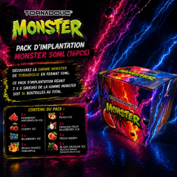Pack D'implantation Monster 50ml (16pcs) - Monster by Tornadoliq