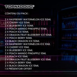Pack Découverte Monster (16pcs) + 1 Présentoir Offert - Tornadoliq