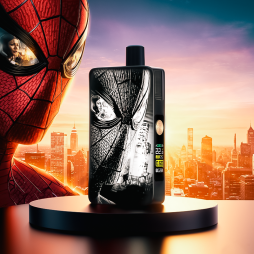 Kit DotPod Max V1.5 5ml 2100mAh Engraved Spider Man Black - Dotmod