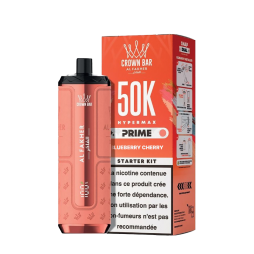 Starter Kit Hypermax Prime 50k 1000mAh 20ml / 6mg - Crown Bar by Al Fakher