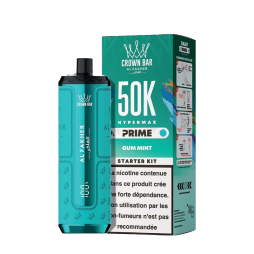 Starter Kit Hypermax Prime 50k 1000mAh 20ml / 6mg - Crown Bar by Al Fakher