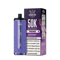 Starter Kit Hypermax Prime 50k 1000mAh 20ml / 6mg - Crown Bar by Al Fakher