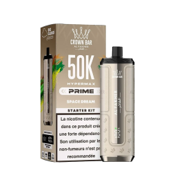 Starter Kit Hypermax Prime 50k 1000mAh 20ml / 6mg - Crown Bar by Al Fakher