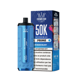 Starter Kit Hypermax Prime 50k 1000mAh 20ml / 6mg - Crown Bar by Al Fakher