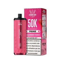 Starter Kit Hypermax Prime 50k 1000mAh 20ml / 6mg - Crown Bar by Al Fakher