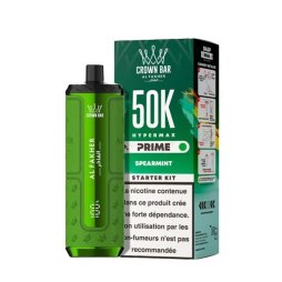 Starter Kit Hypermax Prime 50k 1000mAh 20ml / 6mg - Crown Bar by Al Fakher