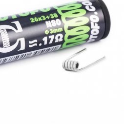 Tri Core Fused Clapton Coils 26*3+38G 10pcs - Wotofo