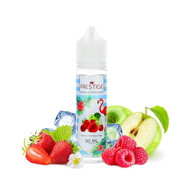Pomme Fraise Framboise 0mg 50ml - Prestige Fruits