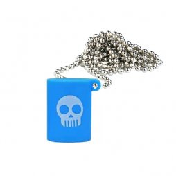 Lanière avec anneau en silicone