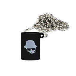 Lanière avec anneau en silicone