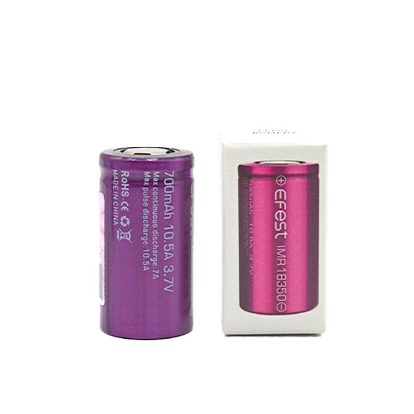 Battery IMR 18350 700mAh 10.5A - Efest