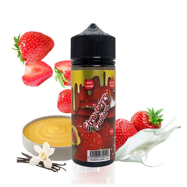 Strawberry Custard 0mg 100ml - Fizzy
