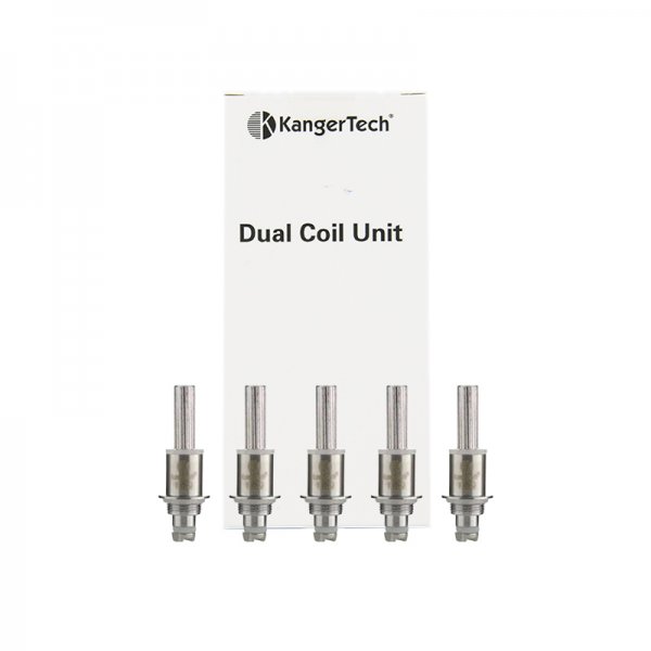 Dual Coil NiChrome Coils 1.5/1.8Ω (5pcs) - Kangertech