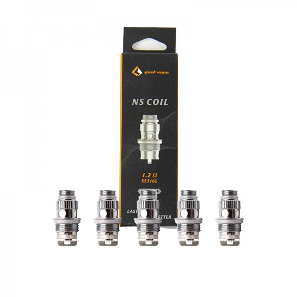 Résistances SS316L NS 1.2Ω pour Frenzy (5pcs) - Geekvape