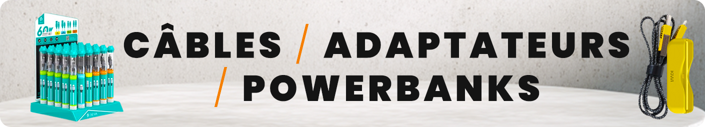 Cables / Adapters / Powerbanks